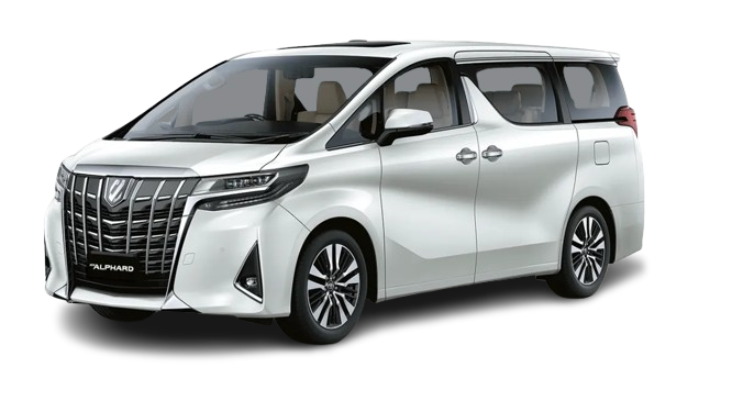 Toyota Alphard Luxury MPV with 7 seats available for rent